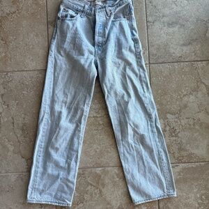 Levi's Women's Ribcage Straight Ankle Ojai Shore Size 25x27